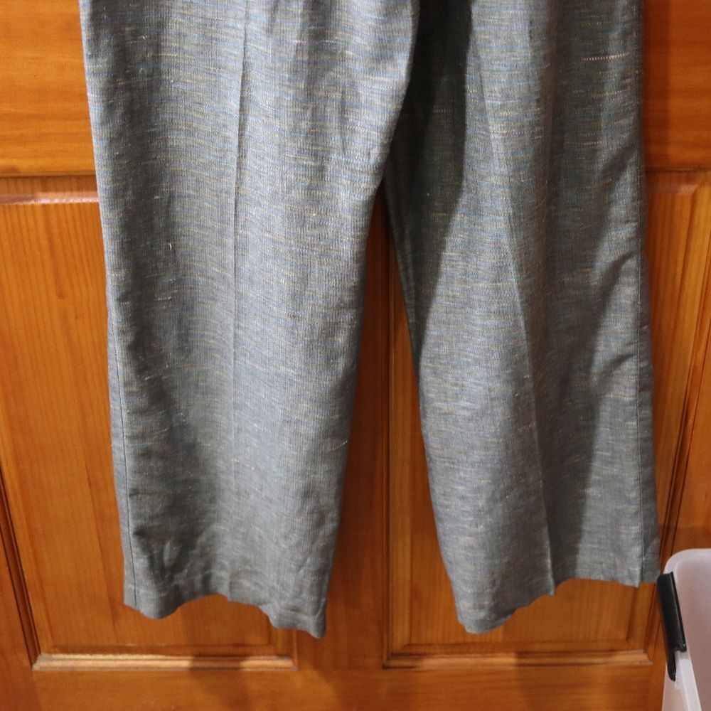 Alice Berry Vintage High Wasted Wide Leg Subtle Rainbow Corporate Goth Pants 28 - Picture 3 of 13